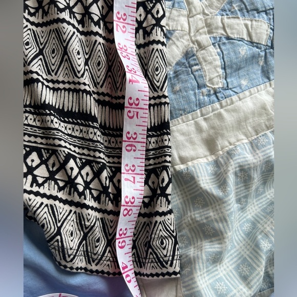 Atmosphere Womens Black and White Boho Striped Print Maxi Skirt 6 Small - Picture 6 of 6